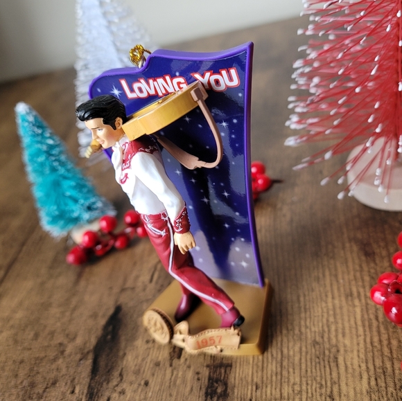 NEW In Box • Loving You 50th Anniversary Elvis Presley Christmas Ornament - Picture 2 of 13